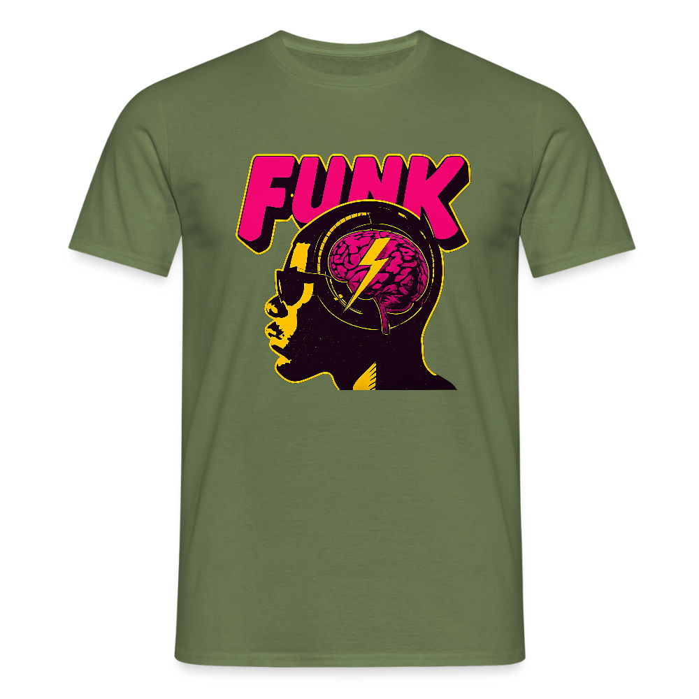 Funk Head, T-shirt herr - Militärgrön