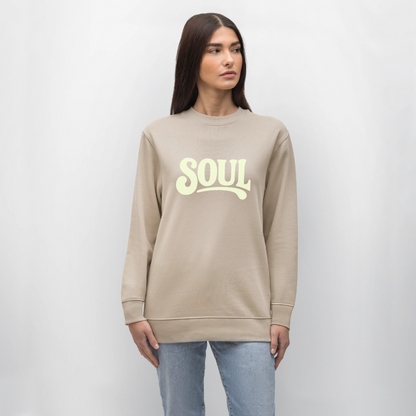 All About Soul, Ekologisk sweatshirt CHANGER unisex från Stanley/Stella - beige