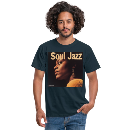 Acceso's Soul Groove: Jazz with a Beat, T-shirt herr - marinblå