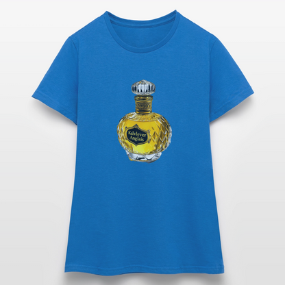 Eau de Perfume, T-shirt dam - royalblå