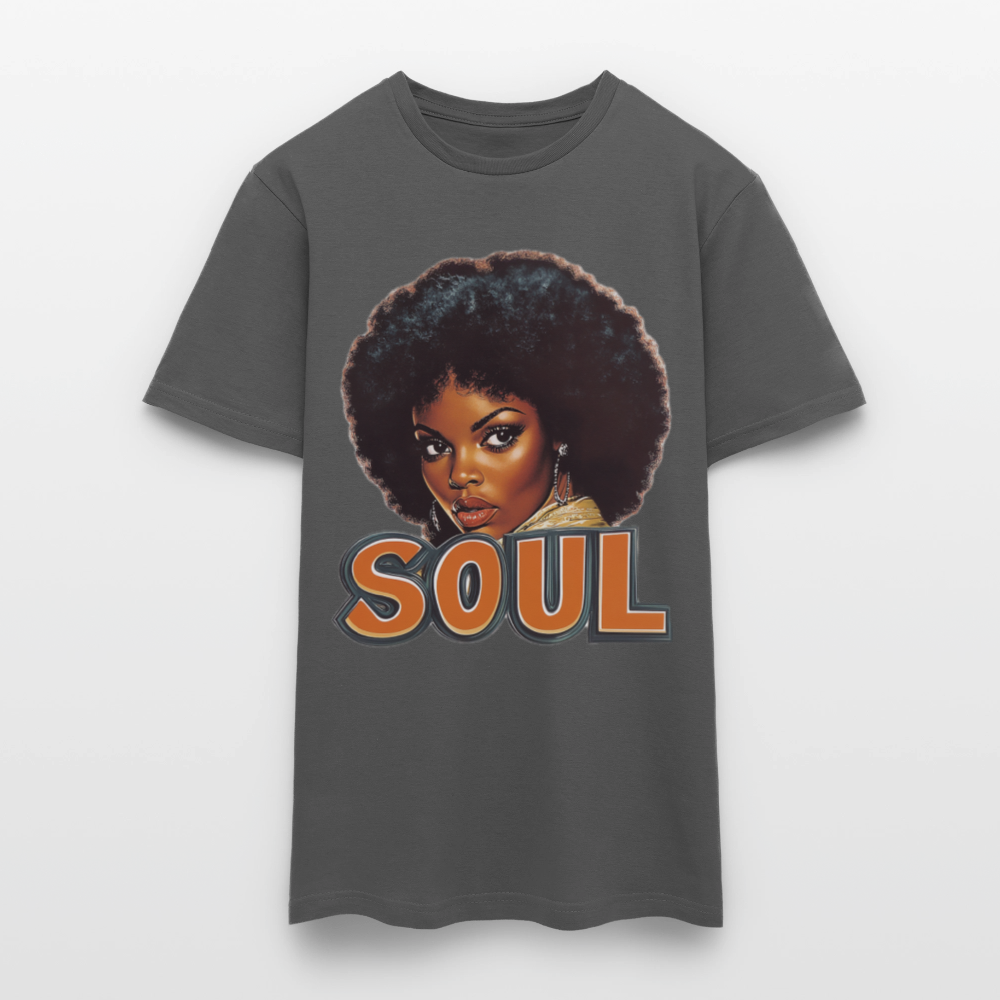 Soulful Vibes, T-shirt herr - kolgrå