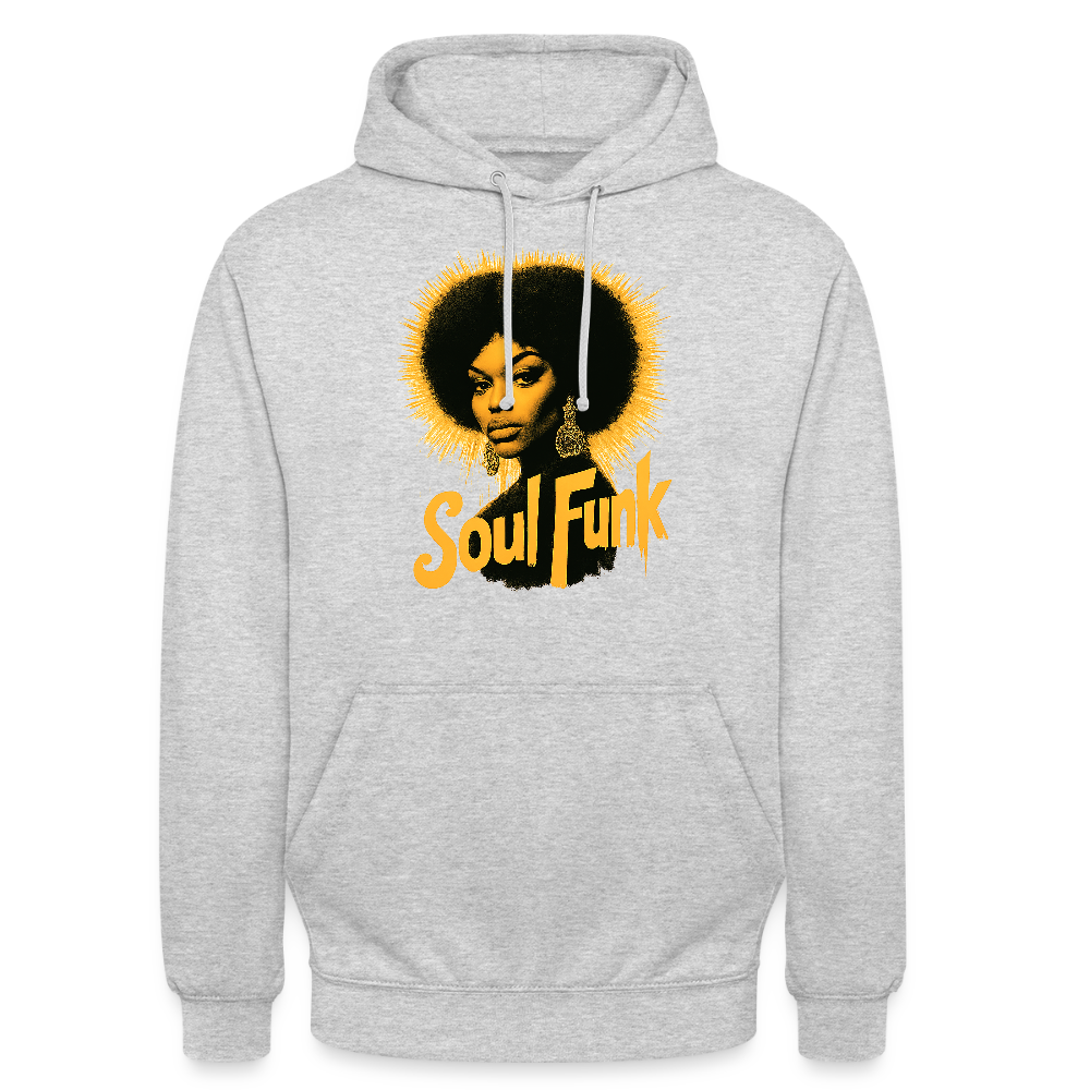 Soul Funk, Luvtröja unisex - ljusgråmelerad