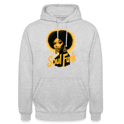 Soul Funk, Luvtröja unisex - ljusgråmelerad