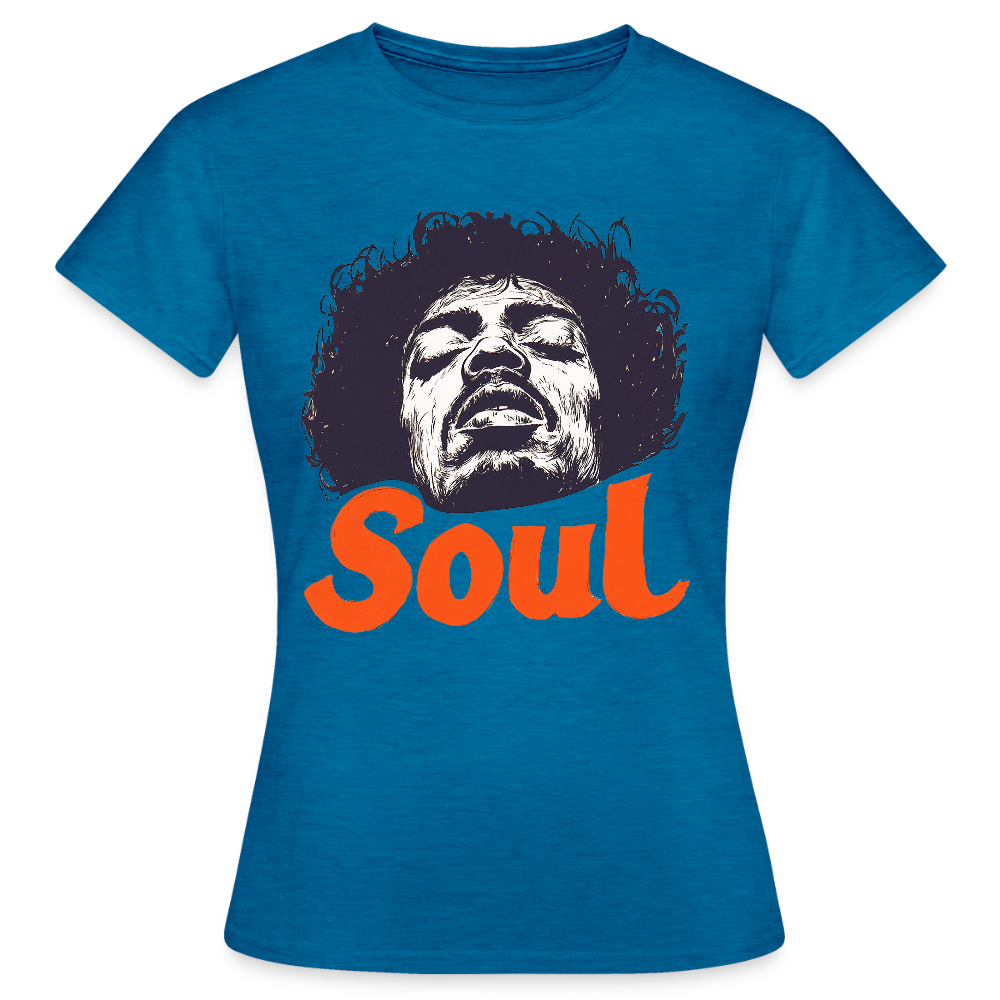 A Soul Awakening, T-shirt dam - antikblå safirljung