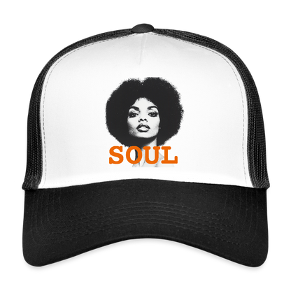 Soul PWR, Trucker Cap - vit/svart