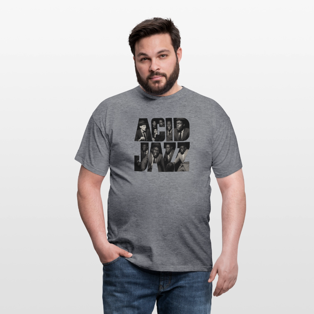 80s Club Jazzdance, T-shirt herr - grafitmelerad