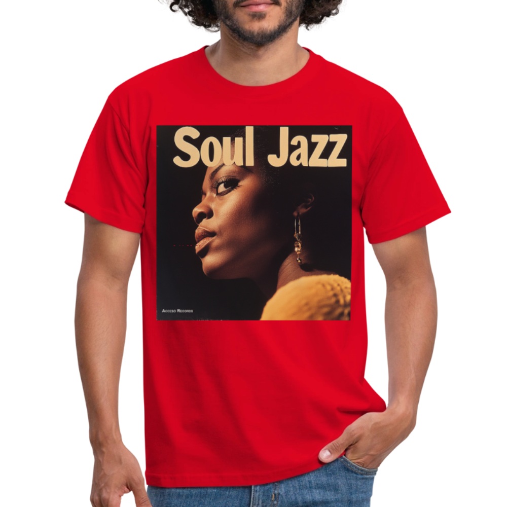 Acceso's Soul Groove: Jazz with a Beat, T-shirt herr - röd