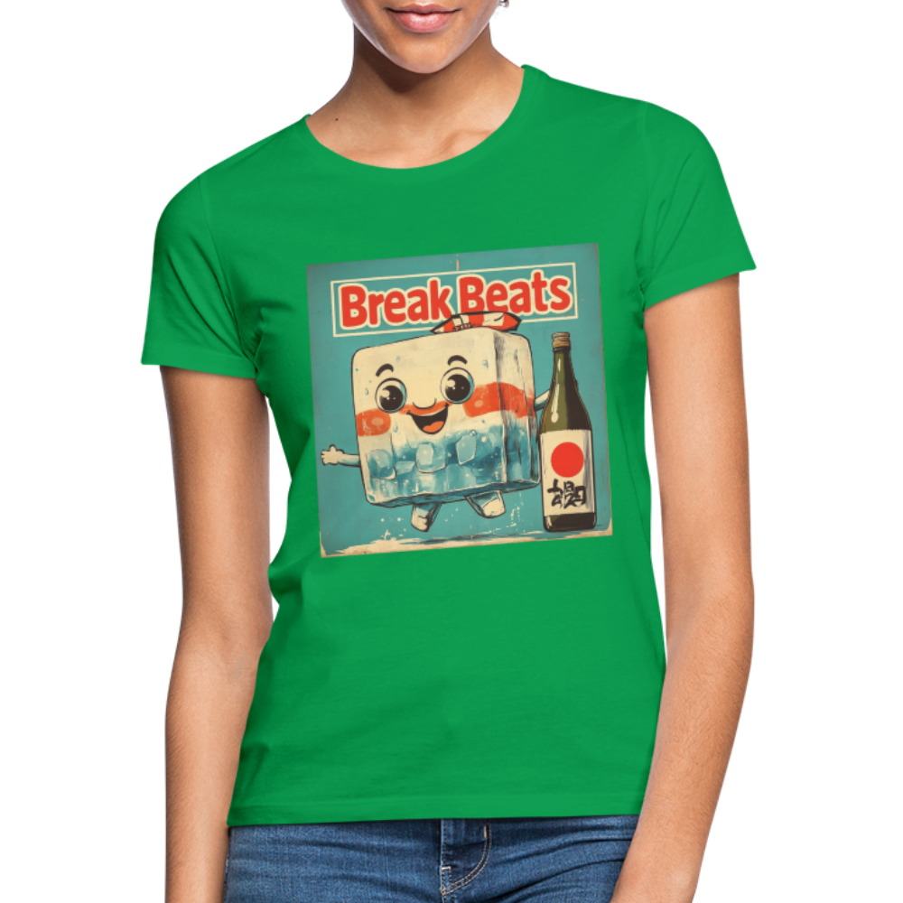 Nippon Break Beats, T-shirt dam - kellygrön