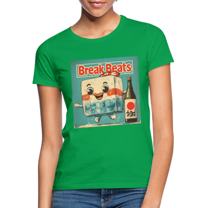 Nippon Break Beats, T-shirt dam - kellygrön