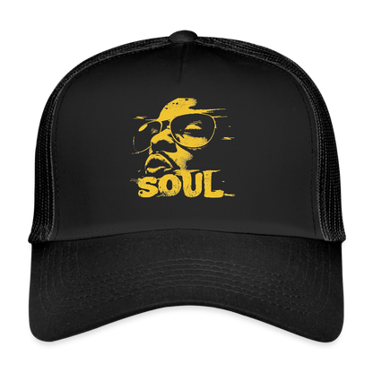 Funky Soul, Trucker Cap - svart/svart