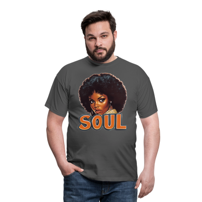 Soulful Vibes, T-shirt herr - kolgrå