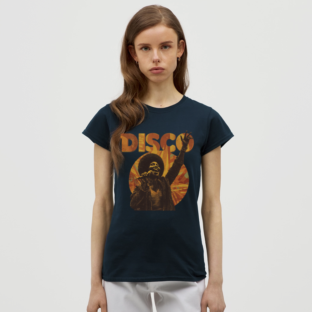 Boogie Soul, T-shirt dam - marinblå