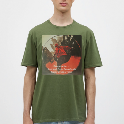 Super Breaks vol 2, T-shirt herr - Militärgrön