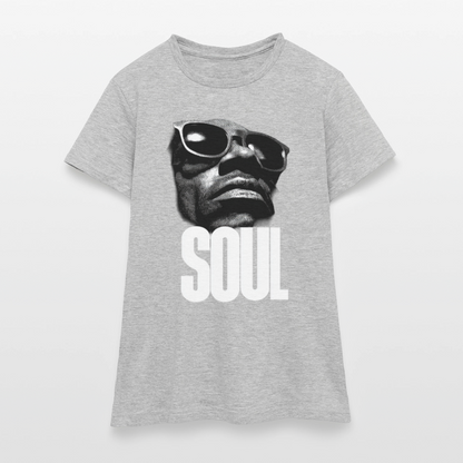 Soul Frequency,  T-shirt dam - gråmelerad