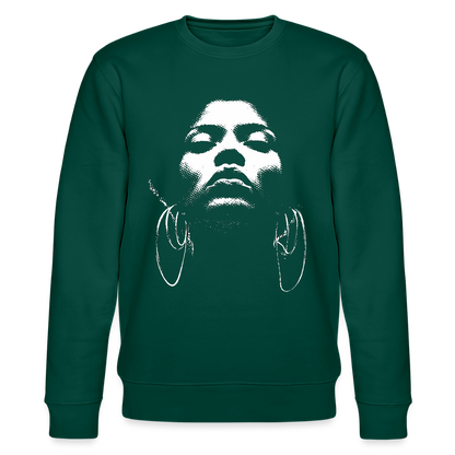 Beat Goddess, Ekologisk sweatshirt CHANGER unisex från Stanley/Stella - skogsgrön