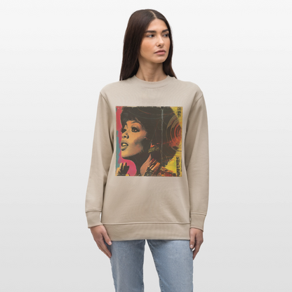 Luna Starfield poster 1963, Ekologisk sweatshirt CHANGER unisex från Stanley/Stella - beige