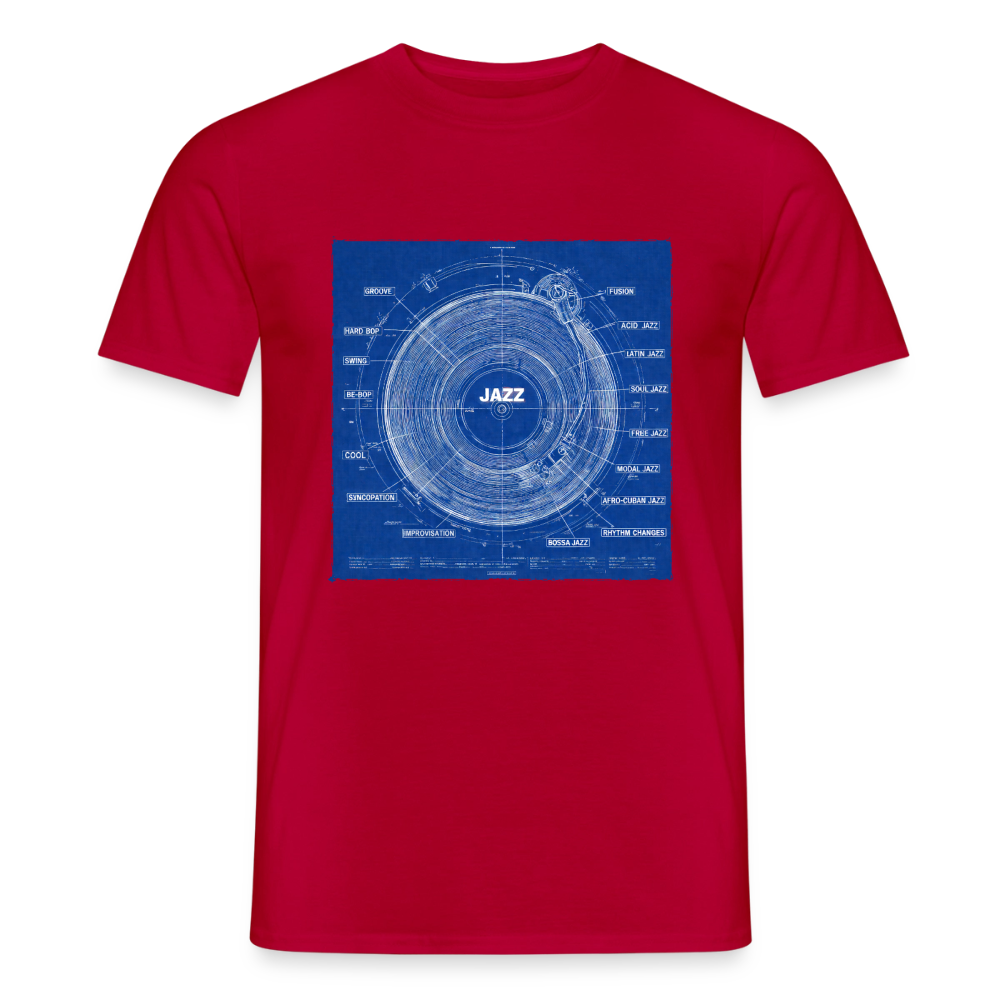 Kind of Blueprint, T-shirt unisex - röd