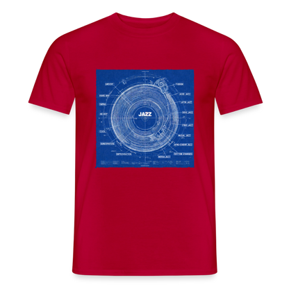 Kind of Blueprint, T-shirt unisex - röd