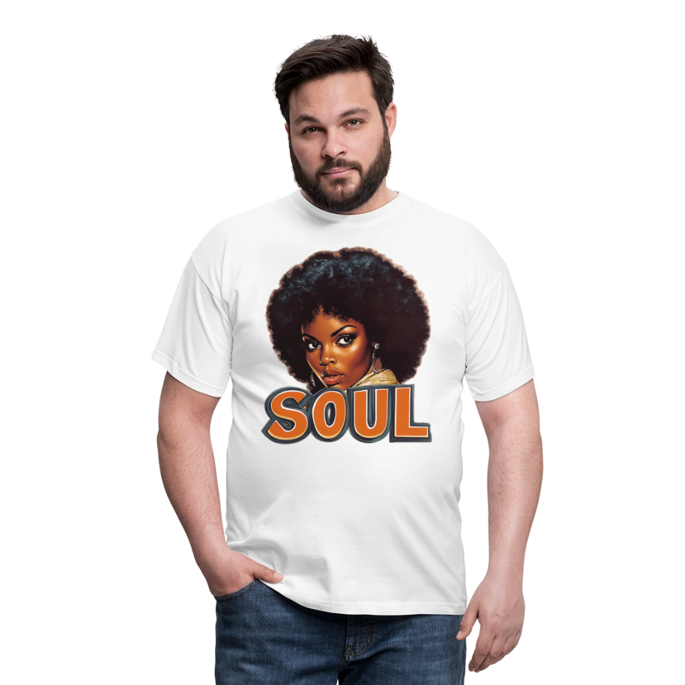 Soulful Vibes, T-shirt herr - vit