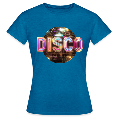 Disco Dreamscape, T-shirt dam - antikblå safirljung