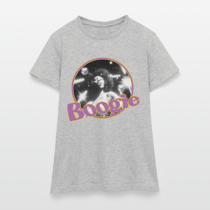 Electric Groove, T-shirt dam - gråmelerad