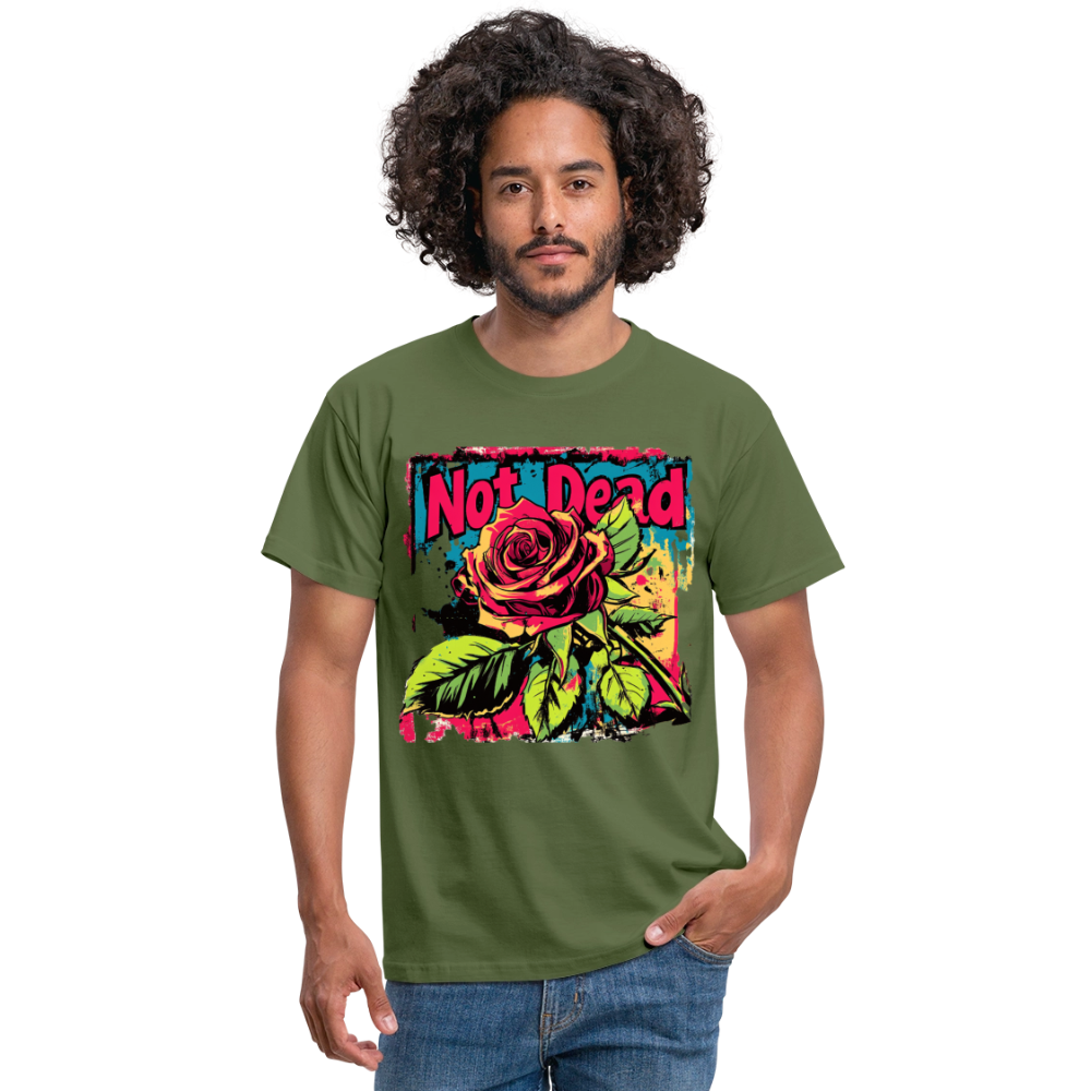 Den Eviga Rosen, T-shirt herr - Militärgrön