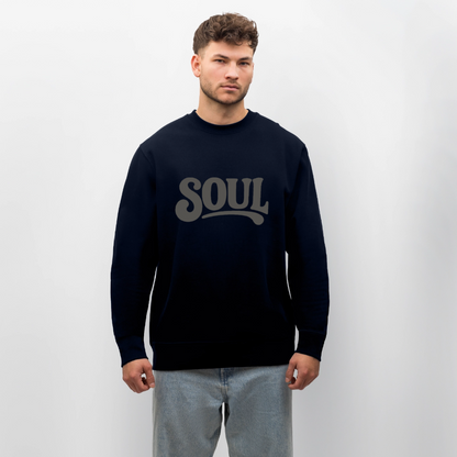 All About Soul, Ekologisk sweatshirt CHANGER unisex från Stanley/Stella - marinblått