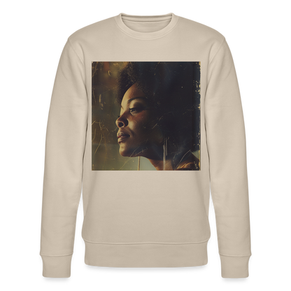 Echoes of Blue, Ekologisk sweatshirt CHANGER unisex från Stanley/Stella - beige