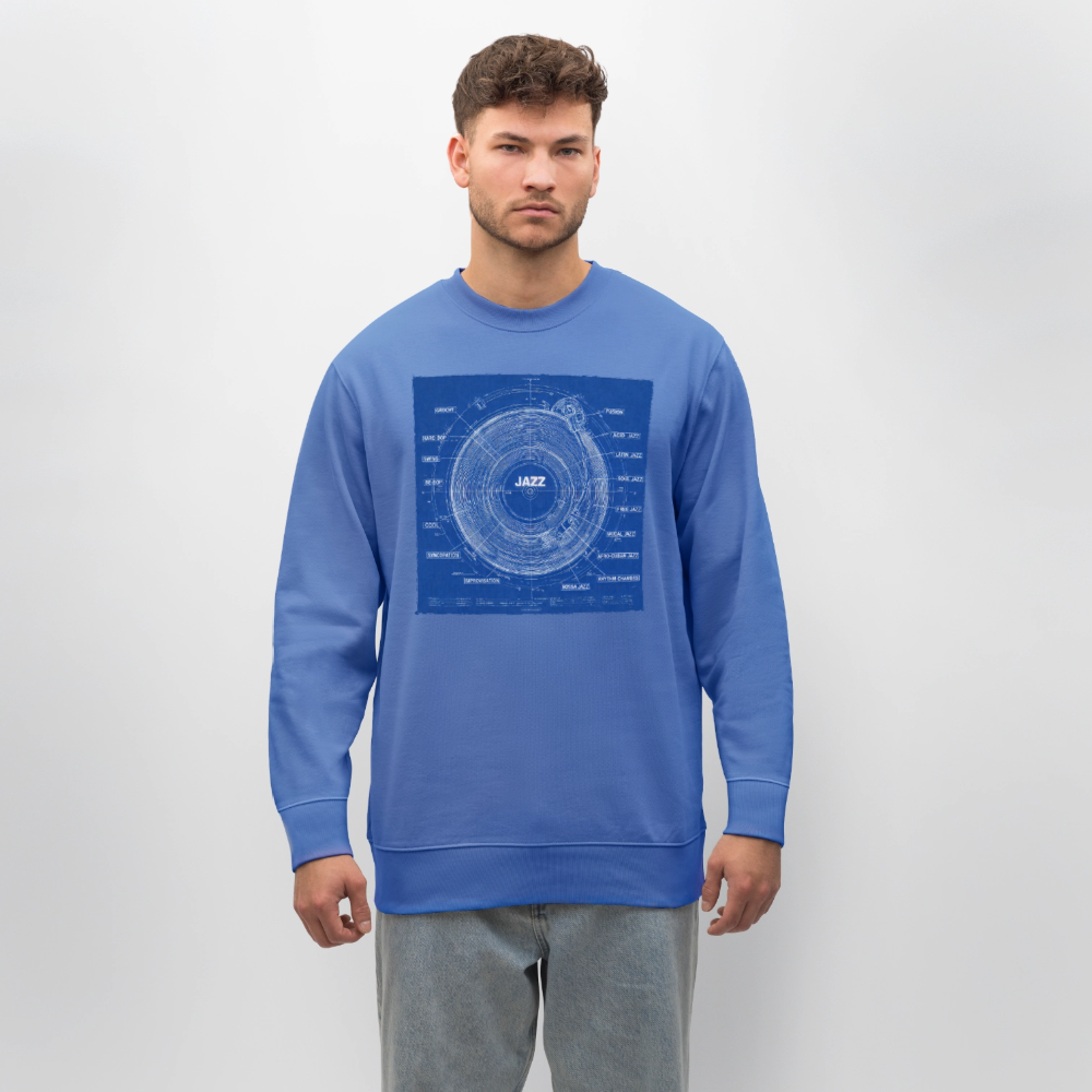 Kind of Blueprint, Ekologisk sweatshirt CHANGER unisex från Stanley/Stella - blå