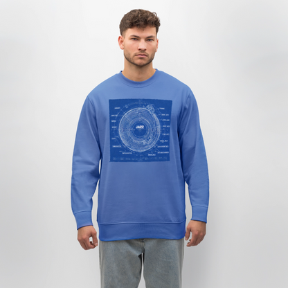 Kind of Blueprint, Ekologisk sweatshirt CHANGER unisex från Stanley/Stella - blå
