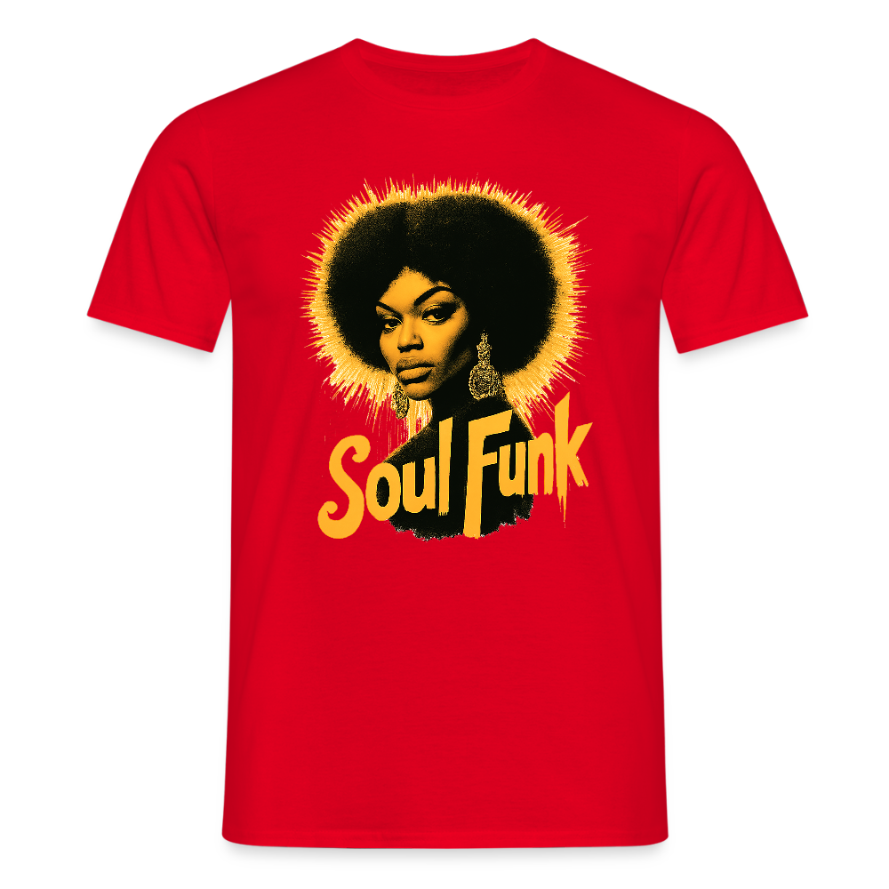 Soul Funk, T-shirt herr - röd