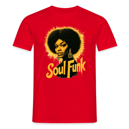 Soul Funk, T-shirt herr - röd
