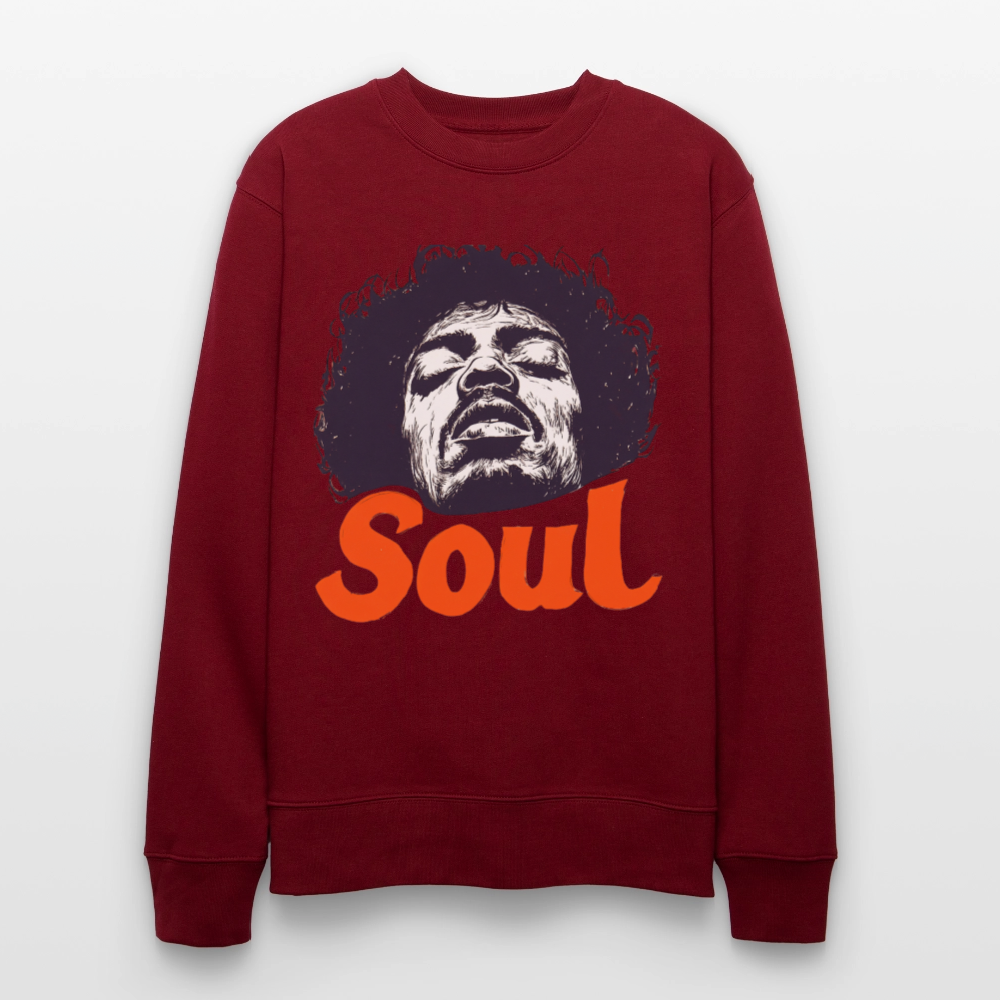 A Soul Awakening, Ekologisk sweatshirt CHANGER unisex från Stanley/Stella - vinröd