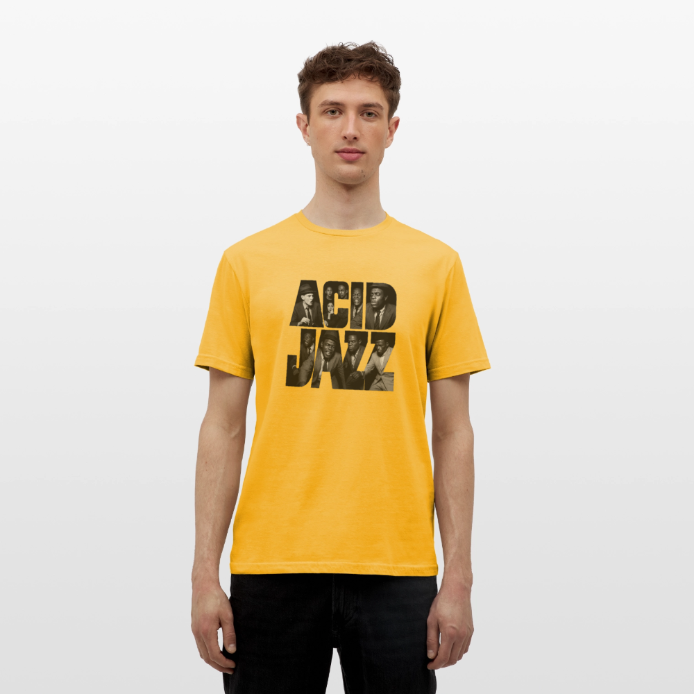 80s Club Jazzdance, T-shirt herr - gul