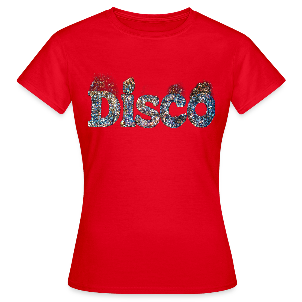 Star Dust, T-shirt dam - röd