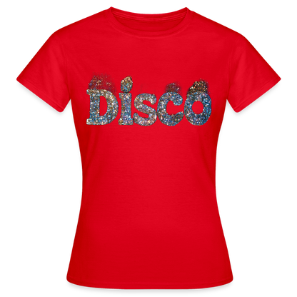 Star Dust, T-shirt dam - röd