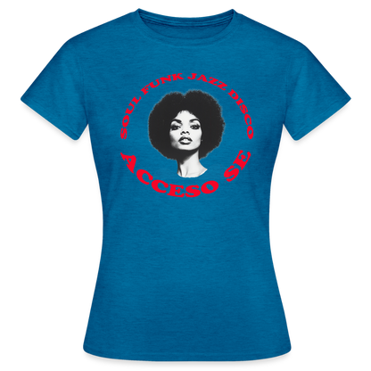 Where Music Lives – Powered by Acceso Family, T-shirt dam - antikblå safirljung