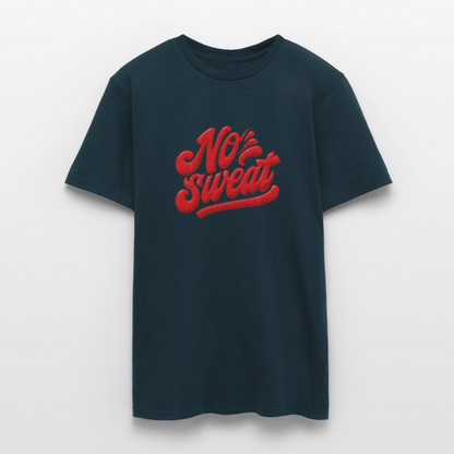 No sweat, T-shirt unisex - marinblå