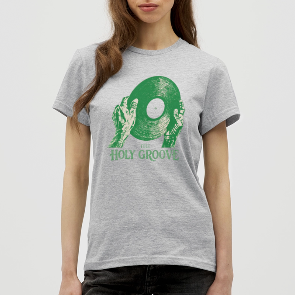 The Holy Groove, T-shirt dam - gråmelerad