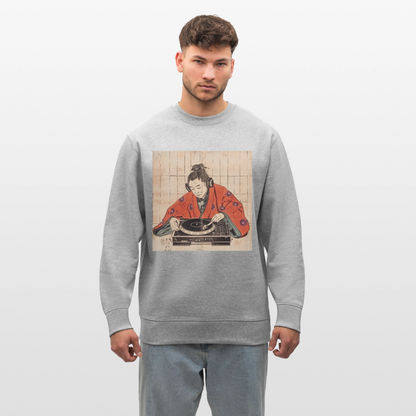 Echo från Edo, Ekologisk sweatshirt CHANGER unisex från Stanley/Stella - gråmelerad