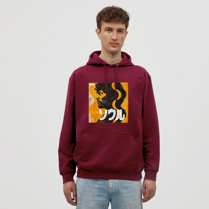 Nippon Grooves, Luvtröja unisex - bordeaux
