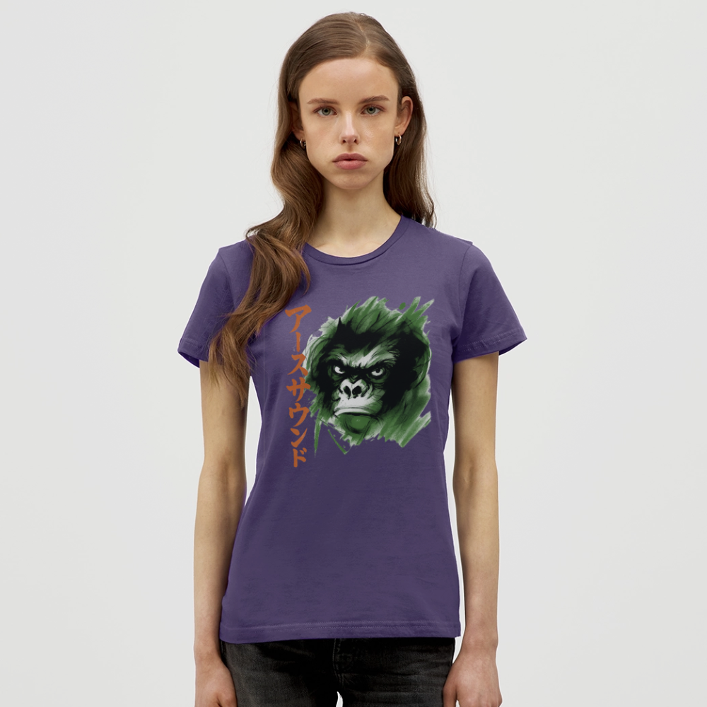 Earth Sound, T-shirt dam - mörklila