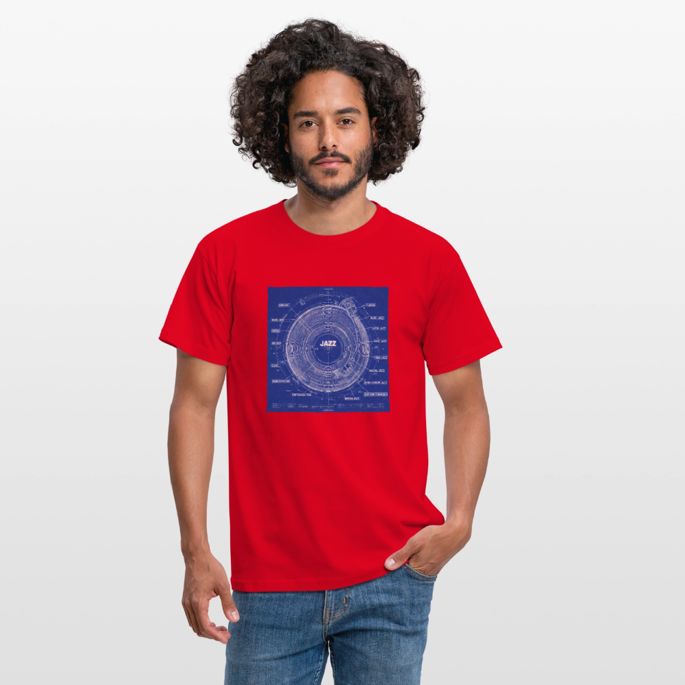Kind of Blueprint, T-shirt unisex - röd