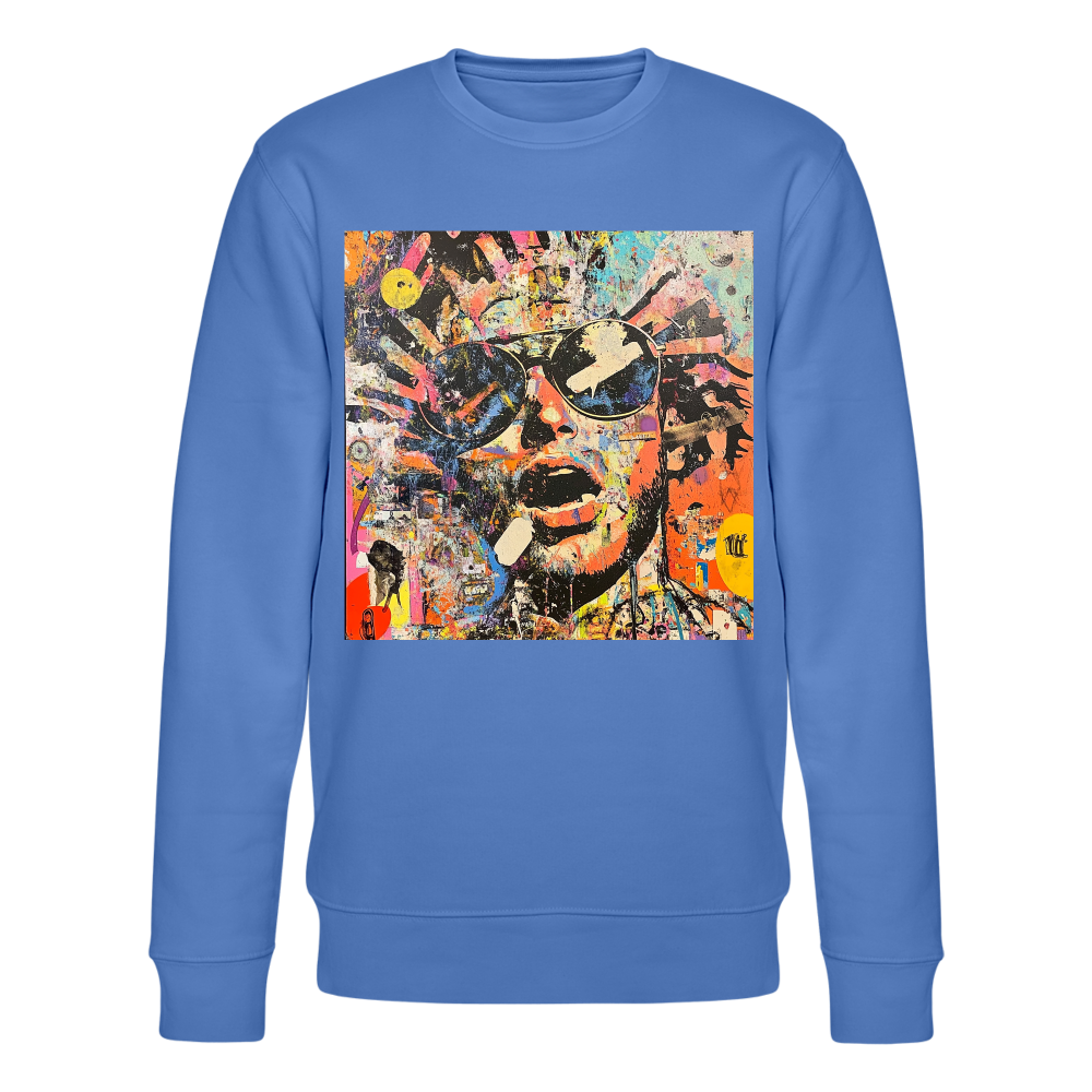 Cosmic Soul Groove, Ekologisk sweatshirt CHANGER unisex från Stanley/Stella - blå