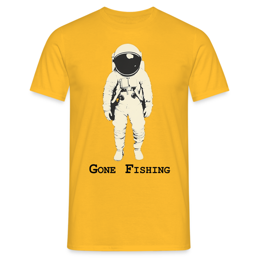 Drifting Beyond – Gone Fishing, T-shirt herr - gul