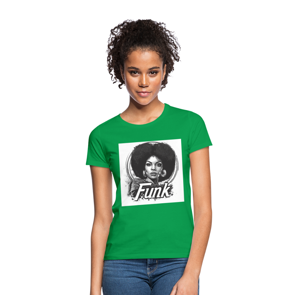 Funk Queen: Power in Motion, T-shirt dam - kellygrön