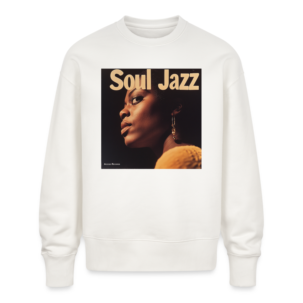 Acceso's Soul Groove: Jazz with a Beat, Ekologisk oversizetröja RADDER unisex från Stanley/Stella - OFF WHITE