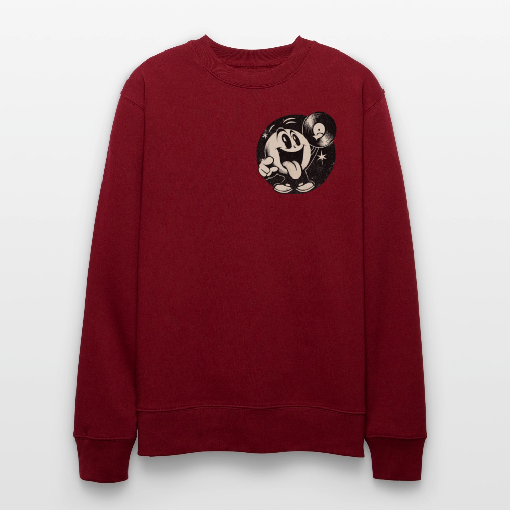 Groove Chaser, Ekologisk sweatshirt CHANGER unisex från Stanley/Stella - vinröd