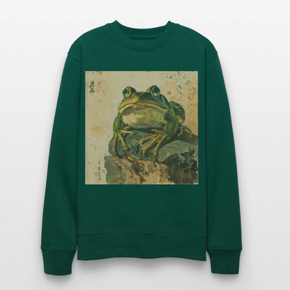 Grodan i Skymningen, Ekologisk sweatshirt CHANGER unisex från Stanley/Stella - skogsgrön