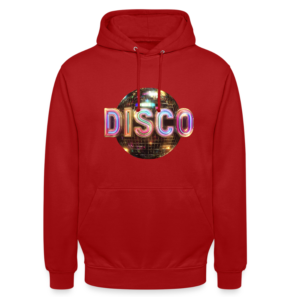 Disco Dreamscape, Luvtröja unisex - röd